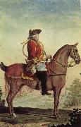 Louis Carrogis Carmontelle Louis-Philippe, duke of Orleans, in the hunt suit Spain oil painting artist